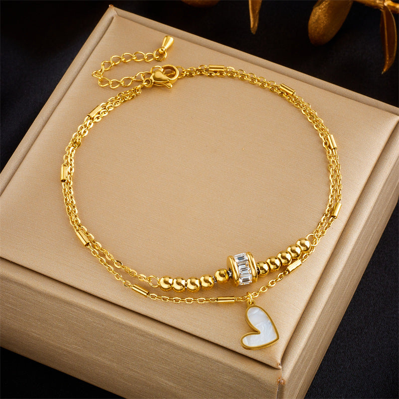 Fashion Jewelry Boho Classic Love Heart Ankle Chain - Beauty Accessories