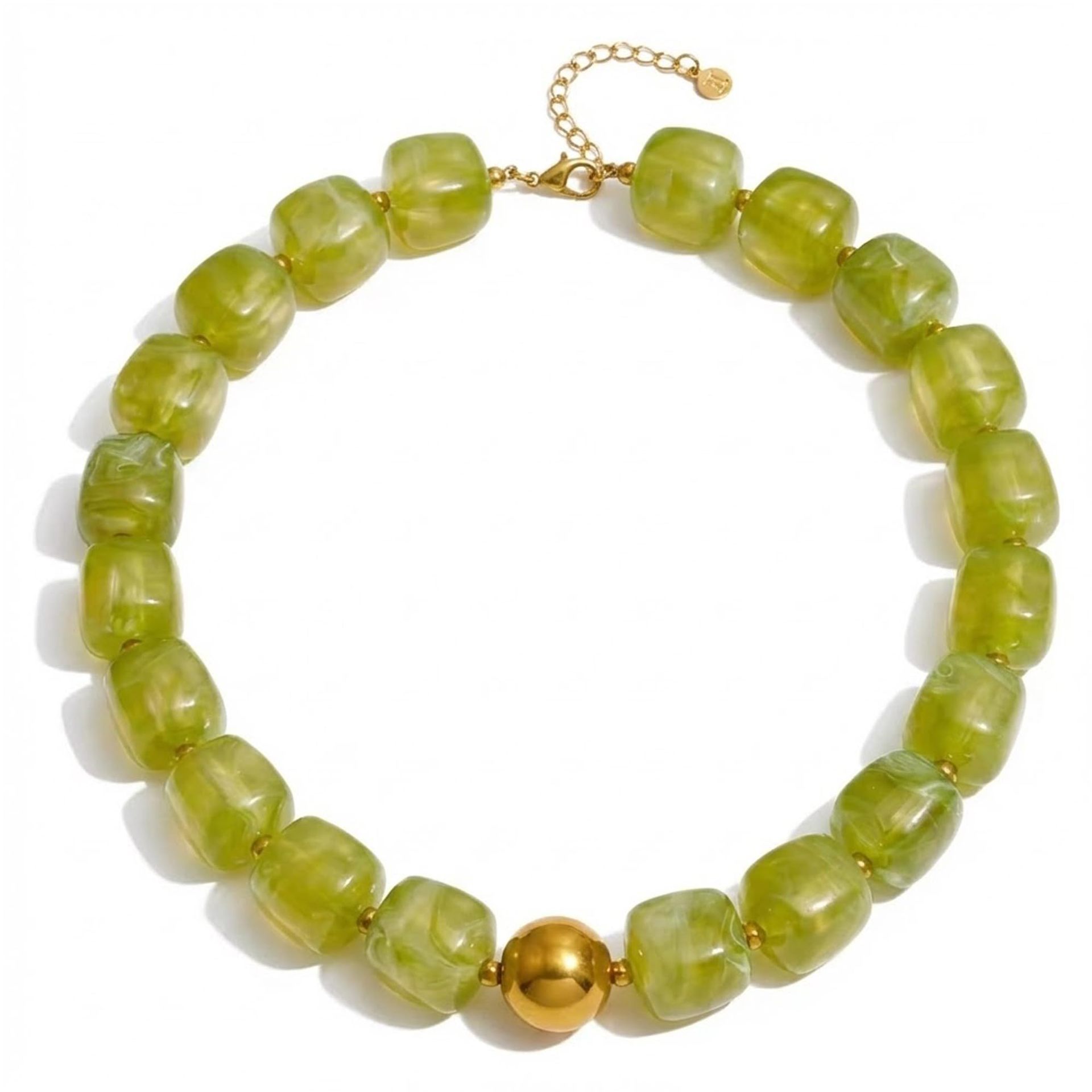 Bohemian Resin Bead Necklace - Beauty Accessories