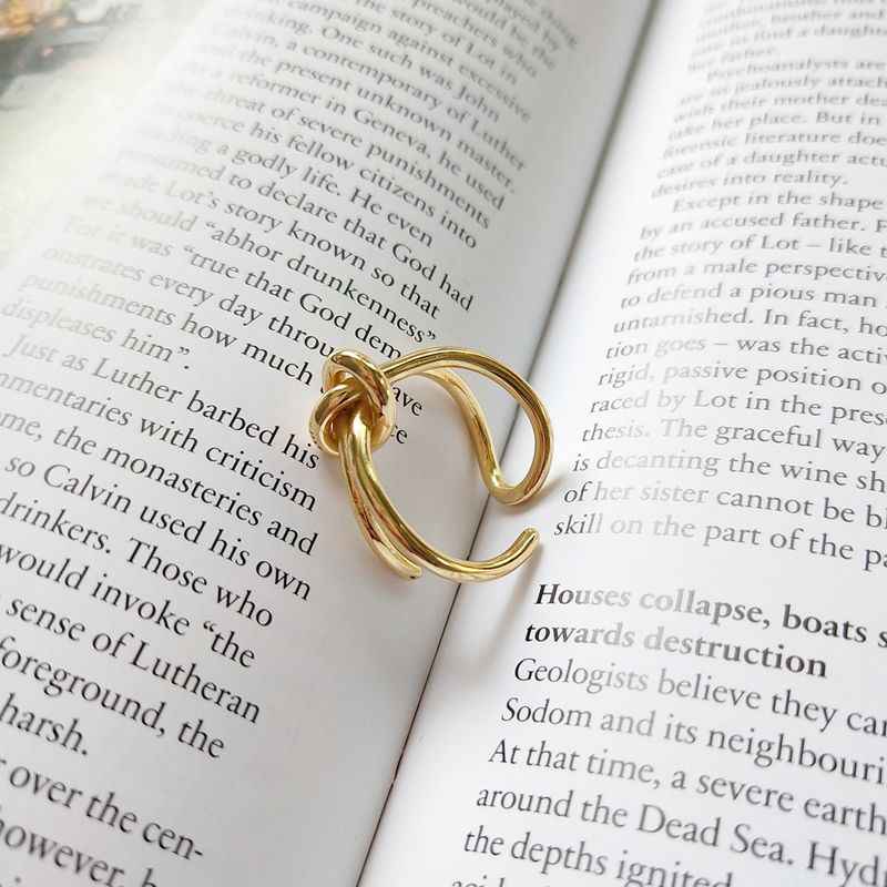 Knotted 925 Sterling Silver Ring
