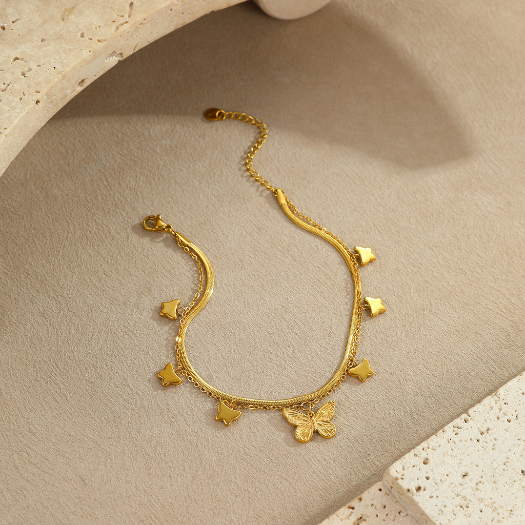 Ocean Style Stainless Steel Women's Anklet - Beauty Accessories