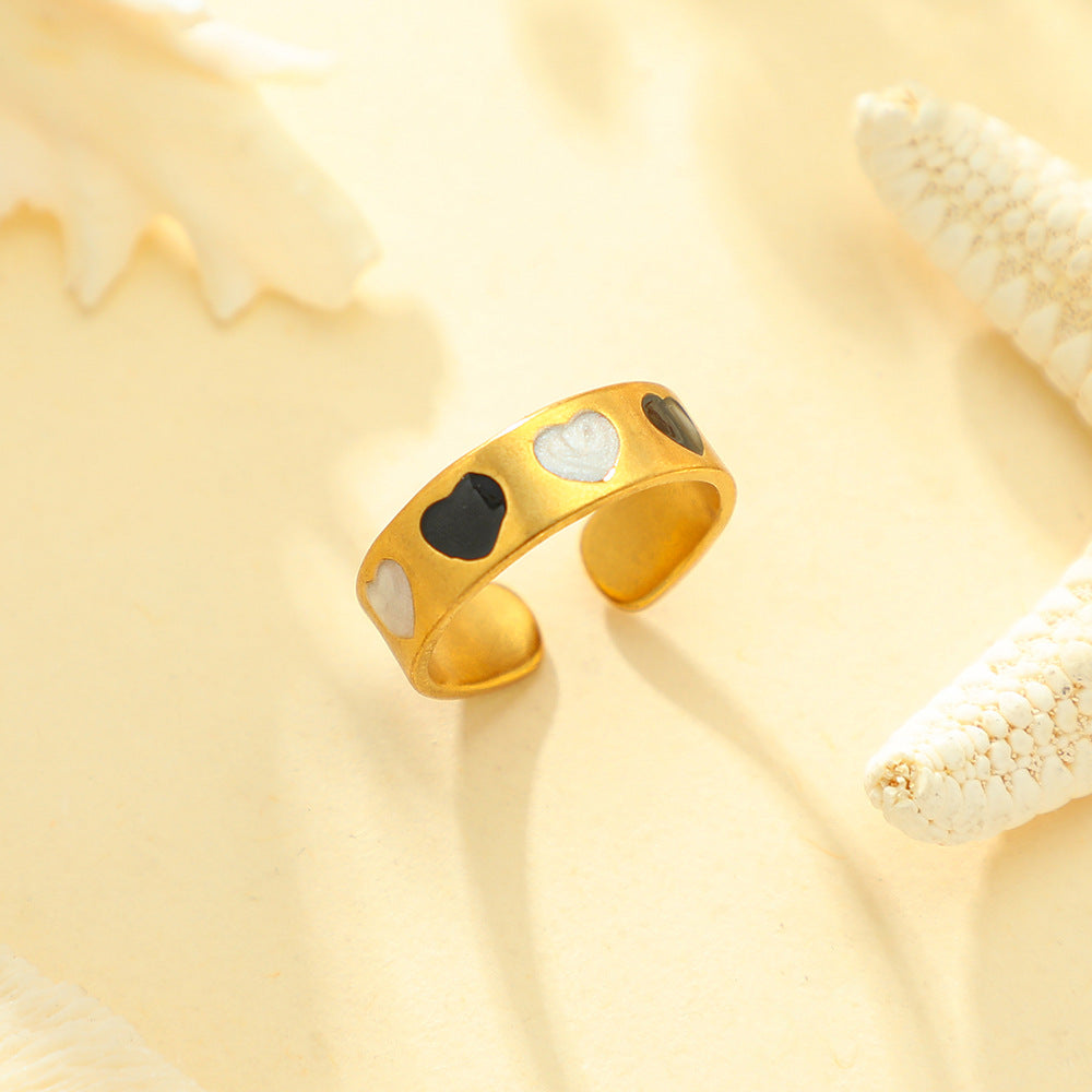 Jewelry Personalized Creative Geometric Stainless Steel Ring For Women