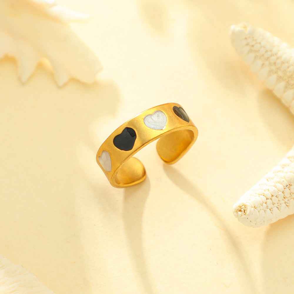 Jewelry Personalized Creative Geometric Stainless Steel Ring For Women