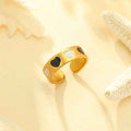 Jewelry Personalized Creative Geometric Stainless Steel Ring For Women