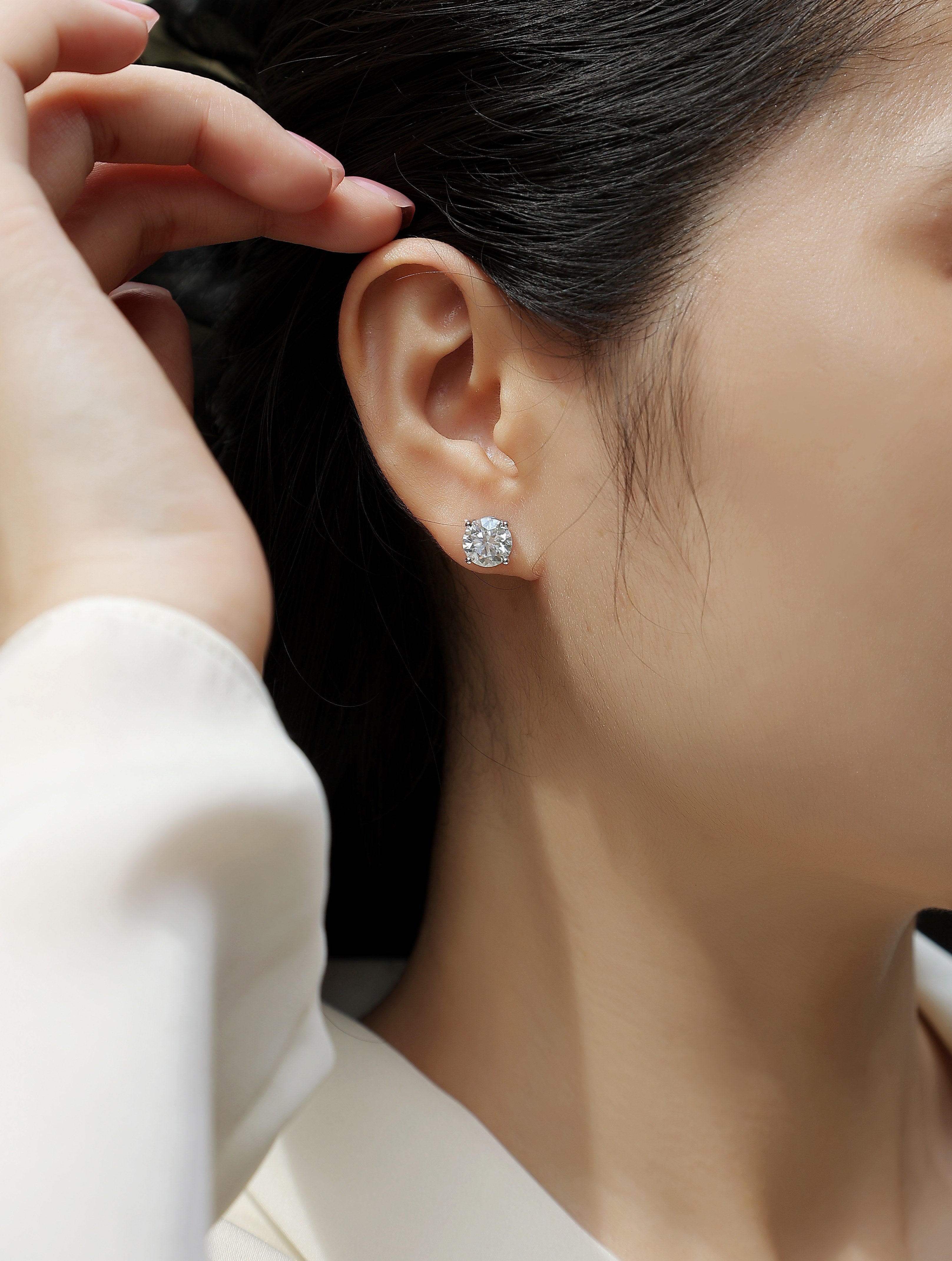 Pure Love - Earrings Set With Top-quality Moissanite S925 - Beauty Accessories