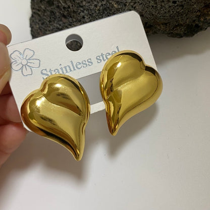 Minimalist Stainless Steel Jewelry Earrings - Beauty Accessories