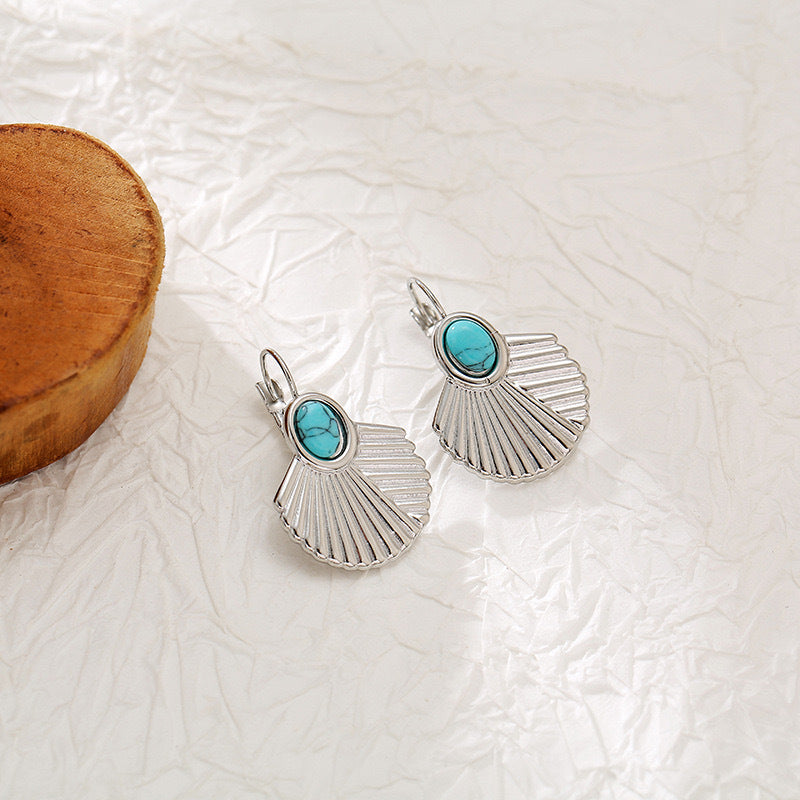 Summer New Electroplating Stainless Steel Studs Women - Beauty Accessories