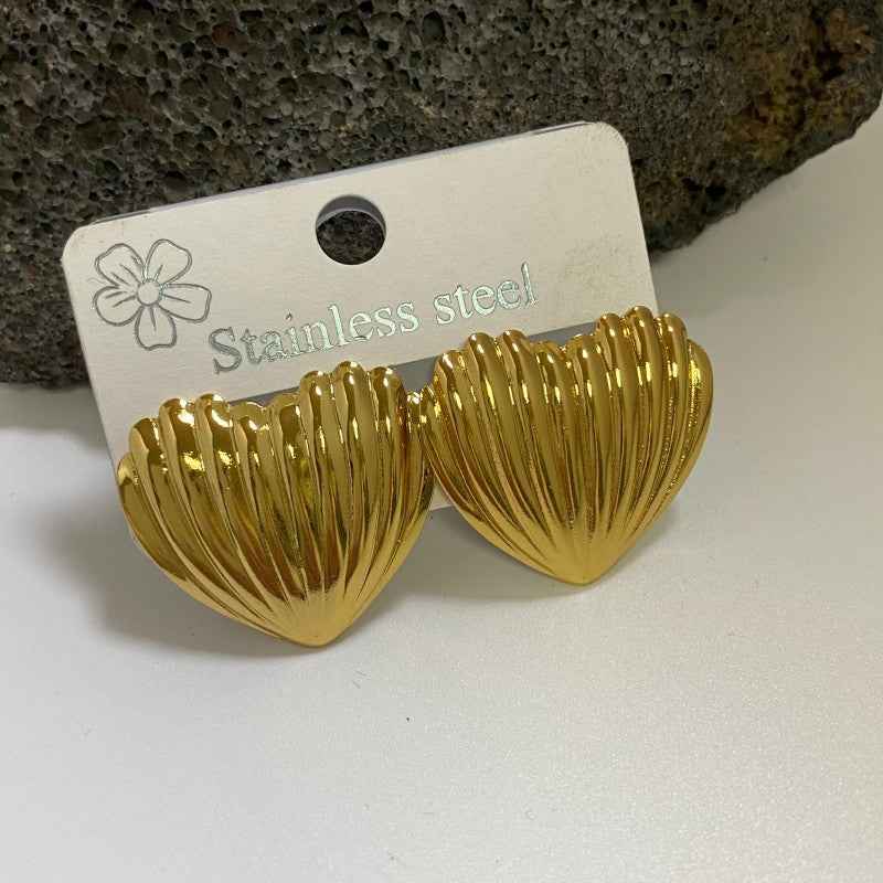 Minimalist Stainless Steel Jewelry Earrings - Beauty Accessories