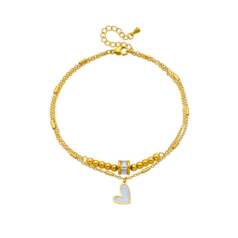 Fashion Jewelry Boho Classic Love Heart Ankle Chain - Beauty Accessories