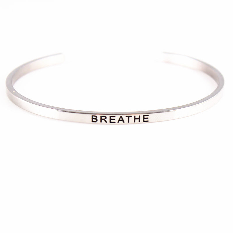 Engraving stainless steel bracelet - Beauty Accessories