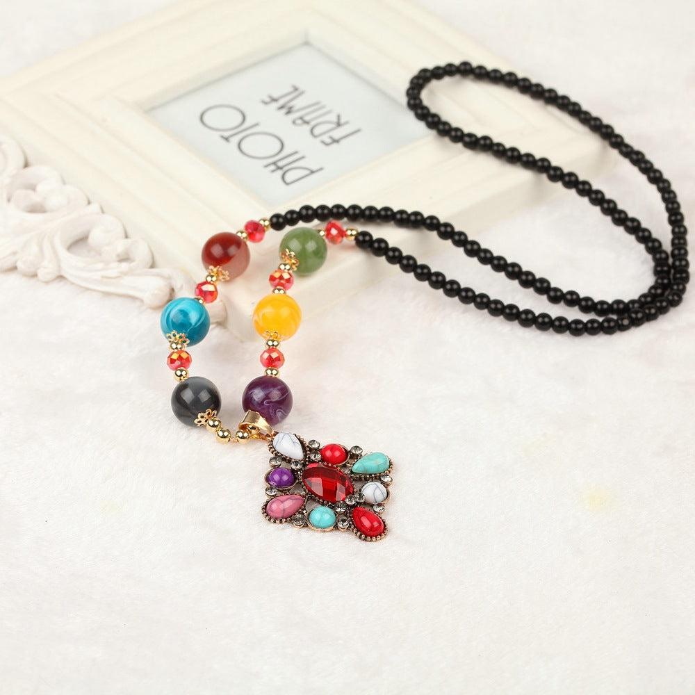 Bohemian ethnic style necklace - Beauty Accessories
