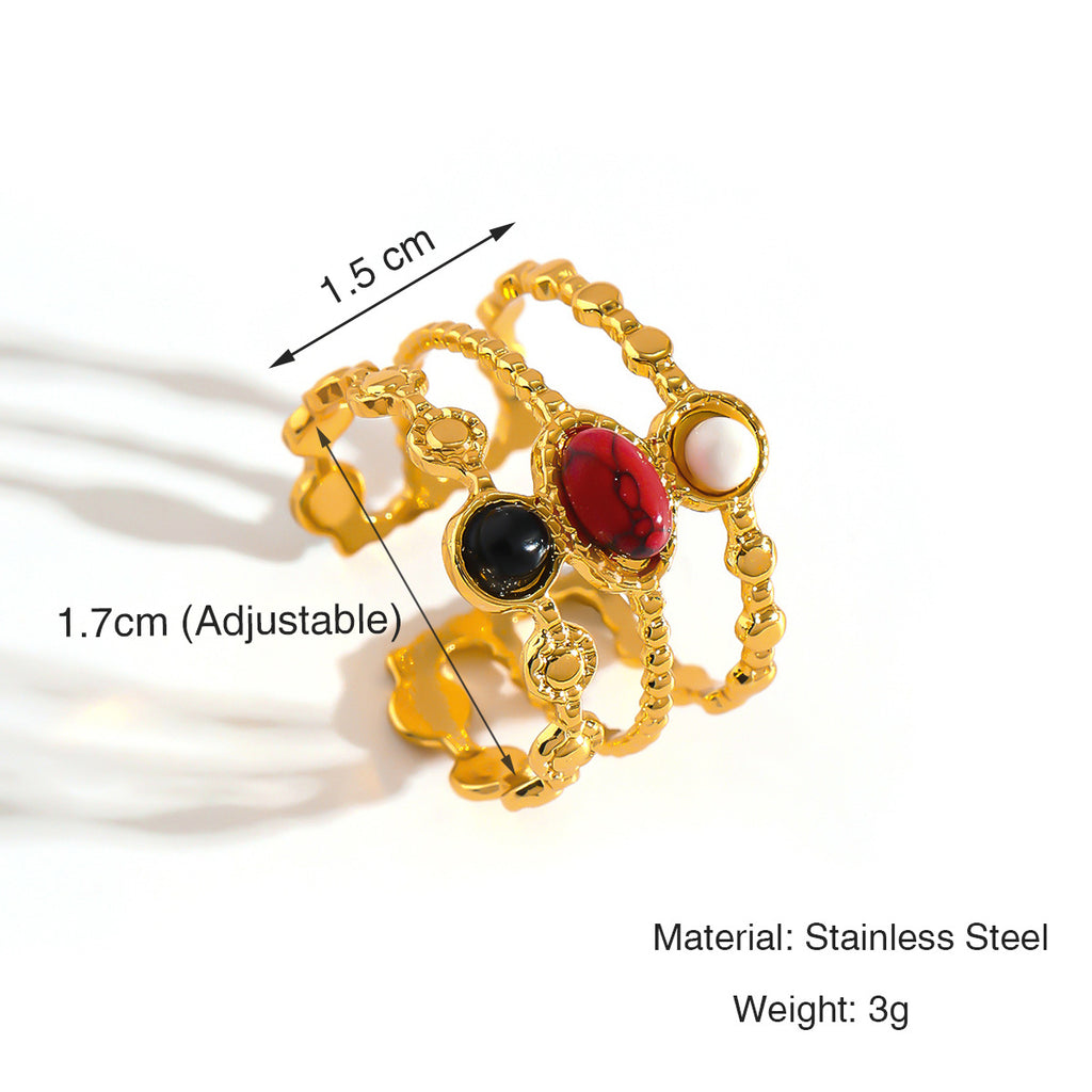 Simple Fashion Stainless Steel Ring For Women - Beauty Accessories