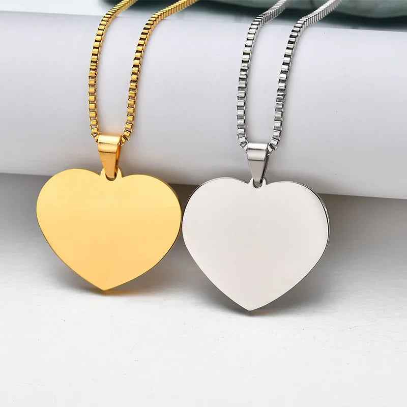 Stainless steel love pendant