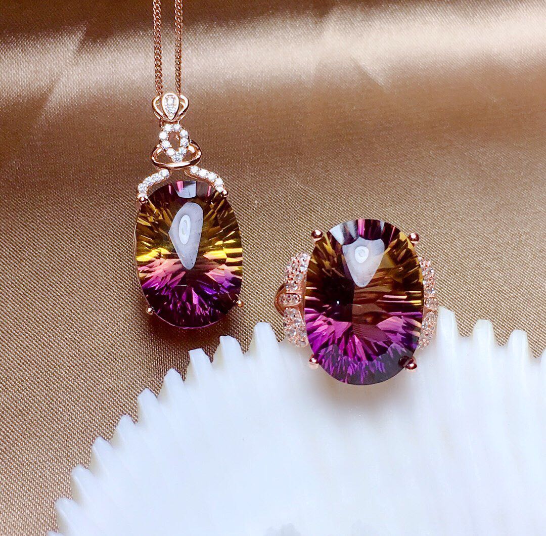 Amethyst Set Simple Crystal Clean