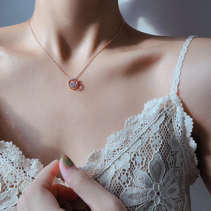S925 Sterling Silver Beating Heart Necklace - Beauty Accessories
