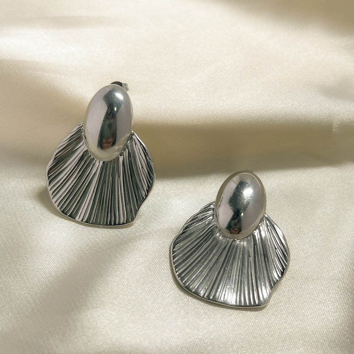 Summer New Electroplating Stainless Steel Studs Women - Beauty Accessories