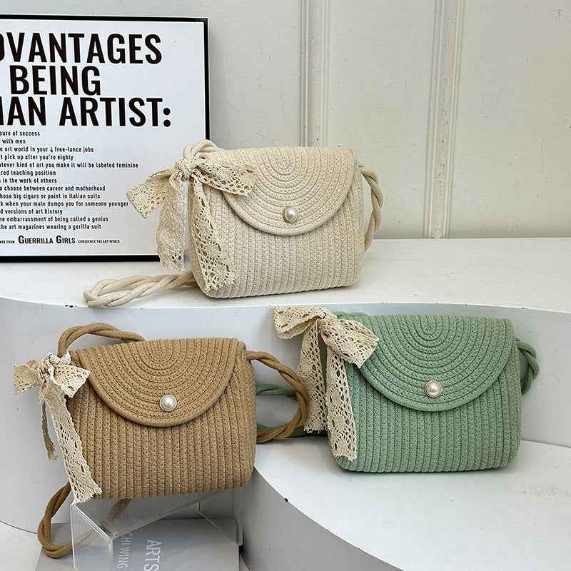 Summer Woven Shoulder Bag