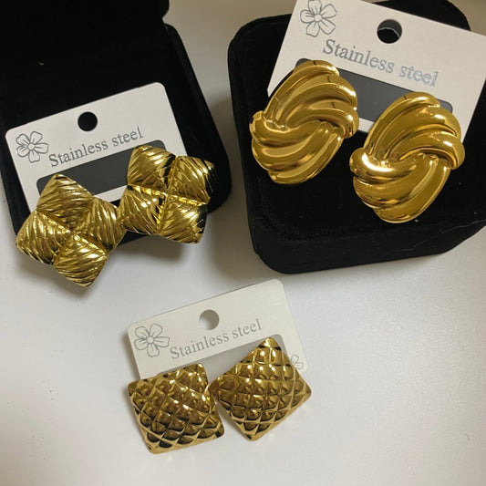 Minimalist Stainless Steel Jewelry Earrings - Beauty Accessories