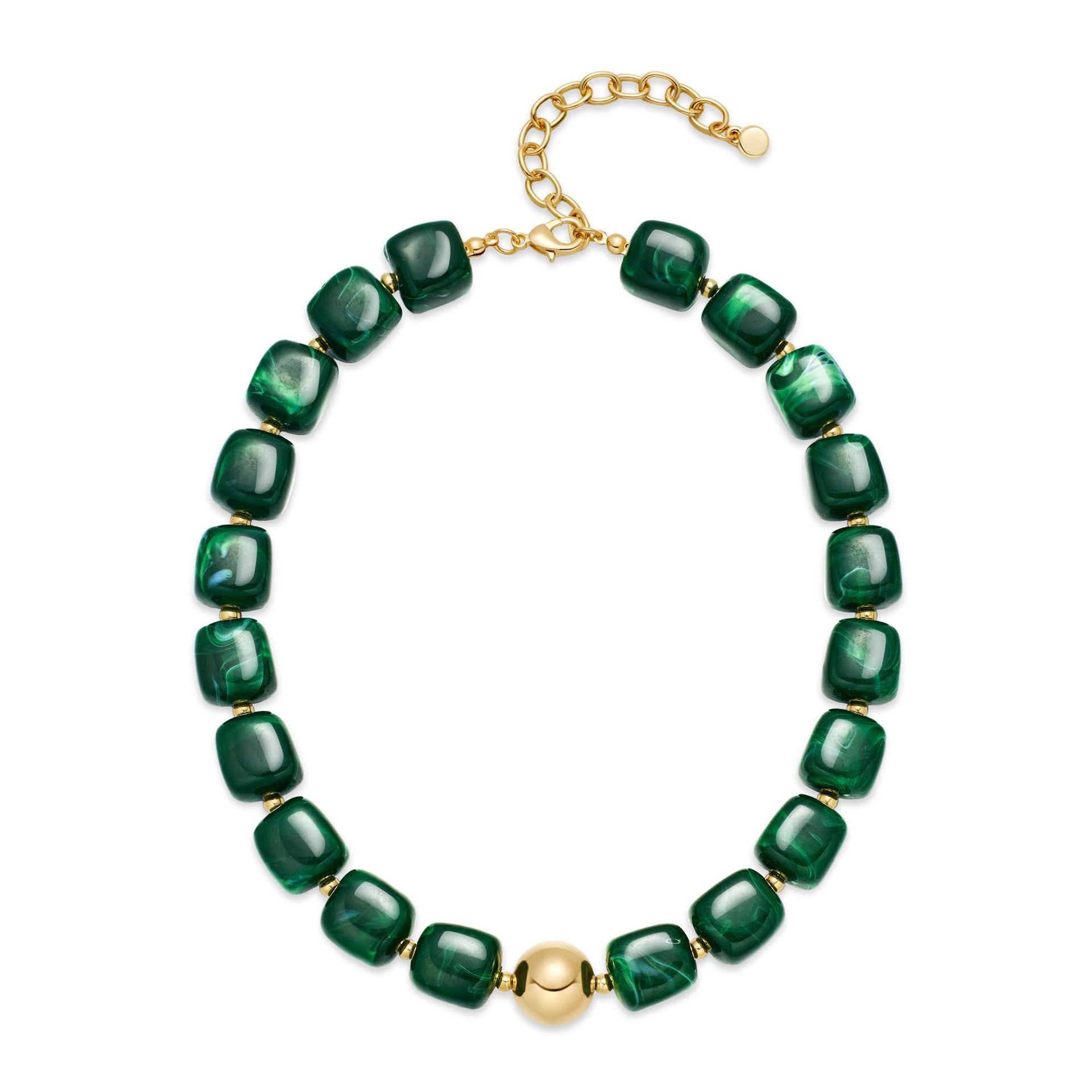 Bohemian Resin Bead Necklace - Beauty Accessories