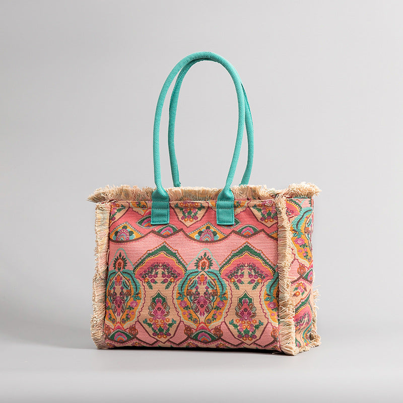 Women's Summer Bohemian Retro Shoulder Bag - Beauty Accessories