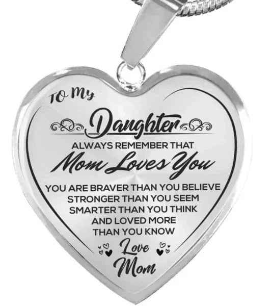 Stainless steel love pendant - Beauty Accessories