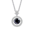 S925 Sterling Silver Pulsatile Heart Moissanite Pendant