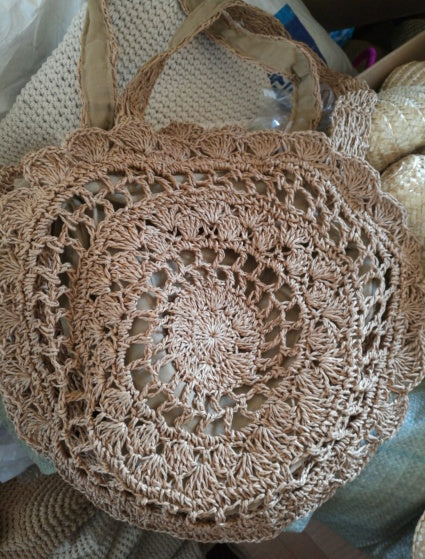 Bohemian Straw Beach Handbag - Beauty Accessories