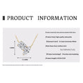 925 Silver Irregular Moissanite Pendant Necklace