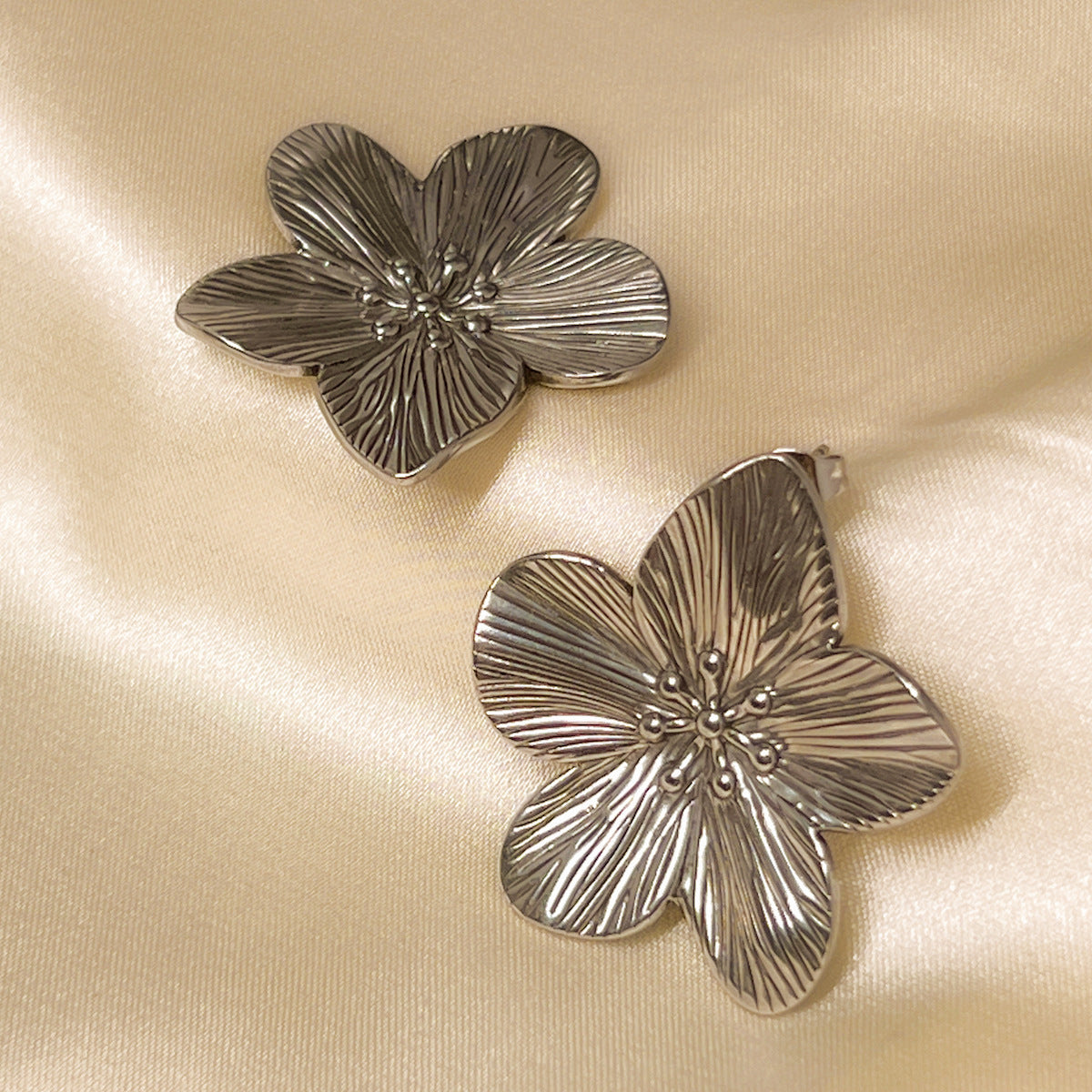 Summer New Electroplating Stainless Steel Studs Women - Beauty Accessories