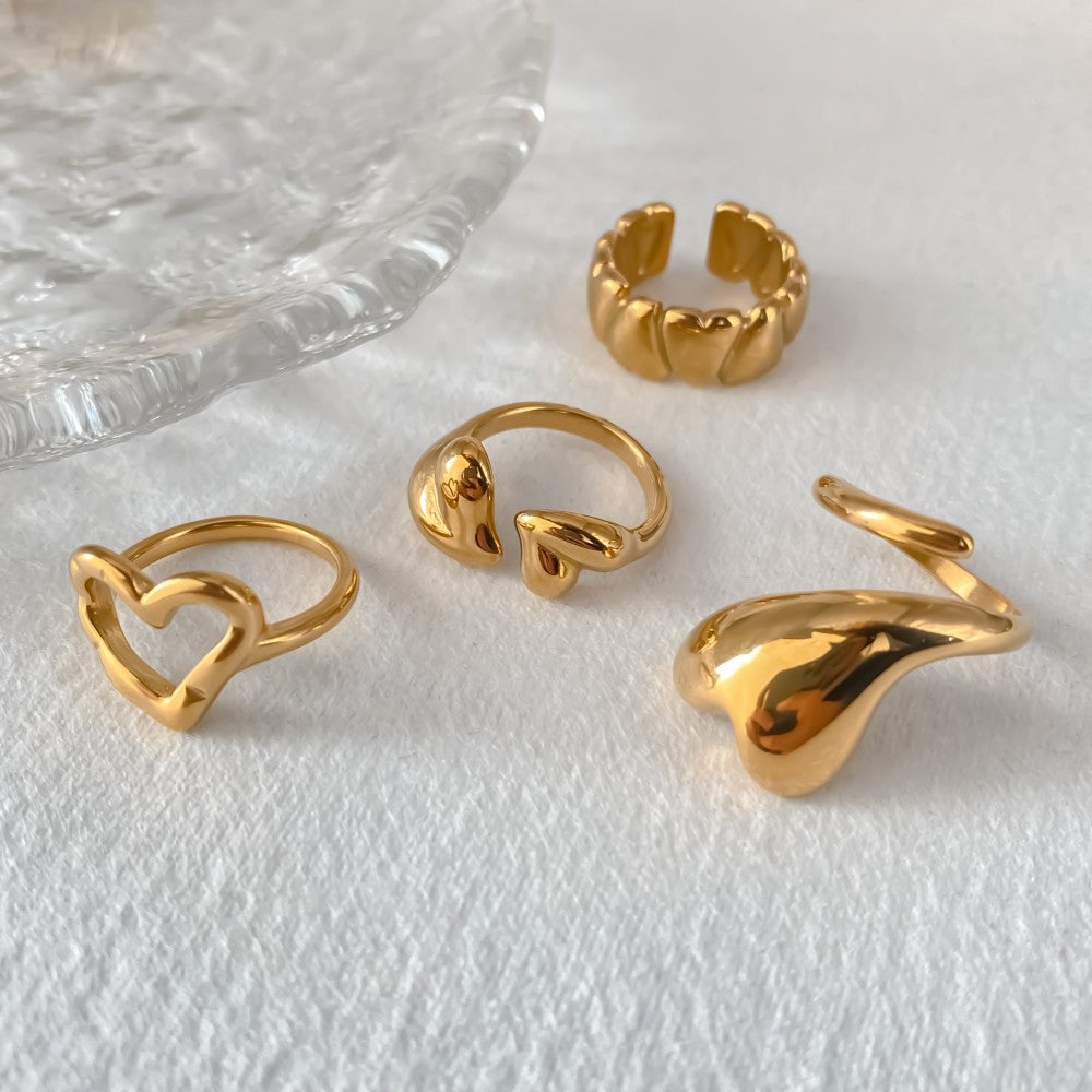 European And American Fashion Stainless Steel Ring For Women - Beauty Accessories