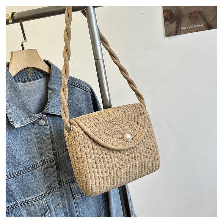 Summer Woven Shoulder Bag - Beauty Accessories