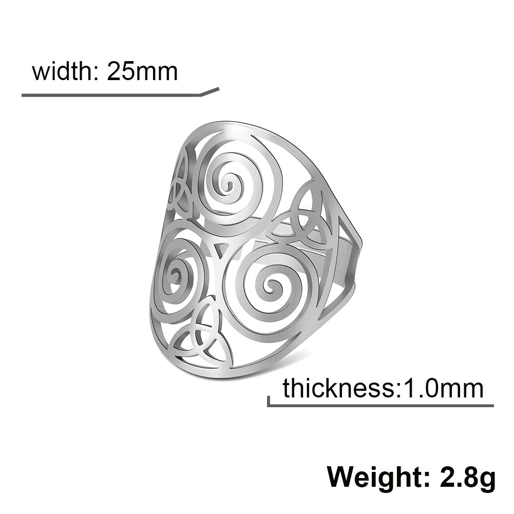 Stainless Steel Universal Ring For Men And Women - Beauty Accessories