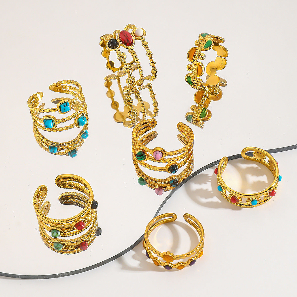 Simple Fashion Stainless Steel Ring For Women