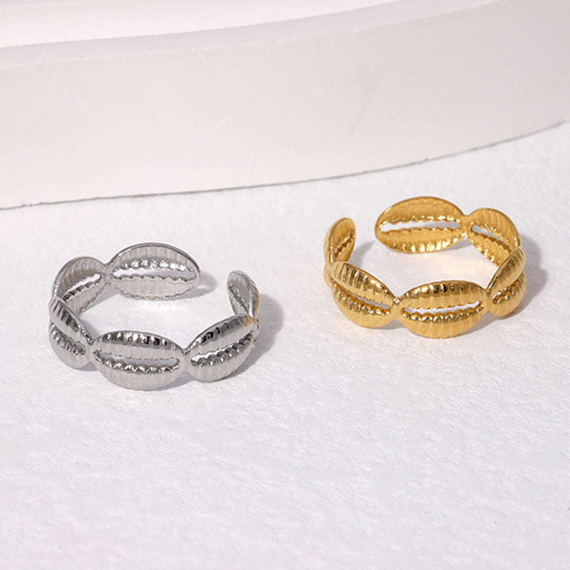 Adjustable Stainless Steel Ring For Women - Beauty Accessories