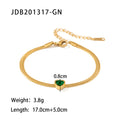 French-style 18K Gold-plated Stainless Steel Bracelet - Beauty Accessories