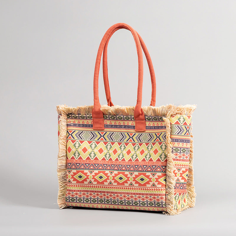 Women's Summer Bohemian Retro Shoulder Bag - Beauty Accessories