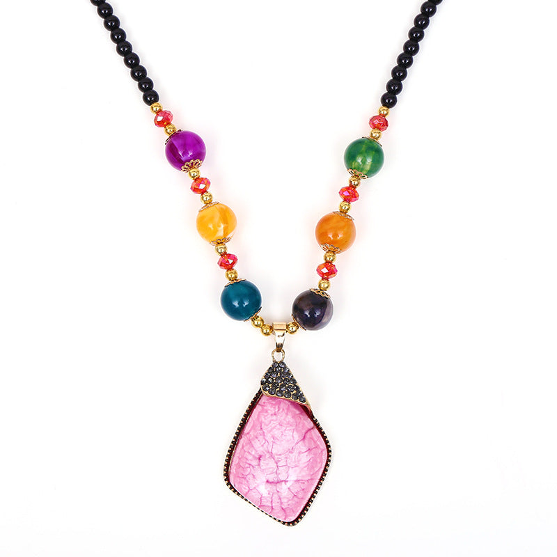Bohemian ethnic style necklace - Beauty Accessories