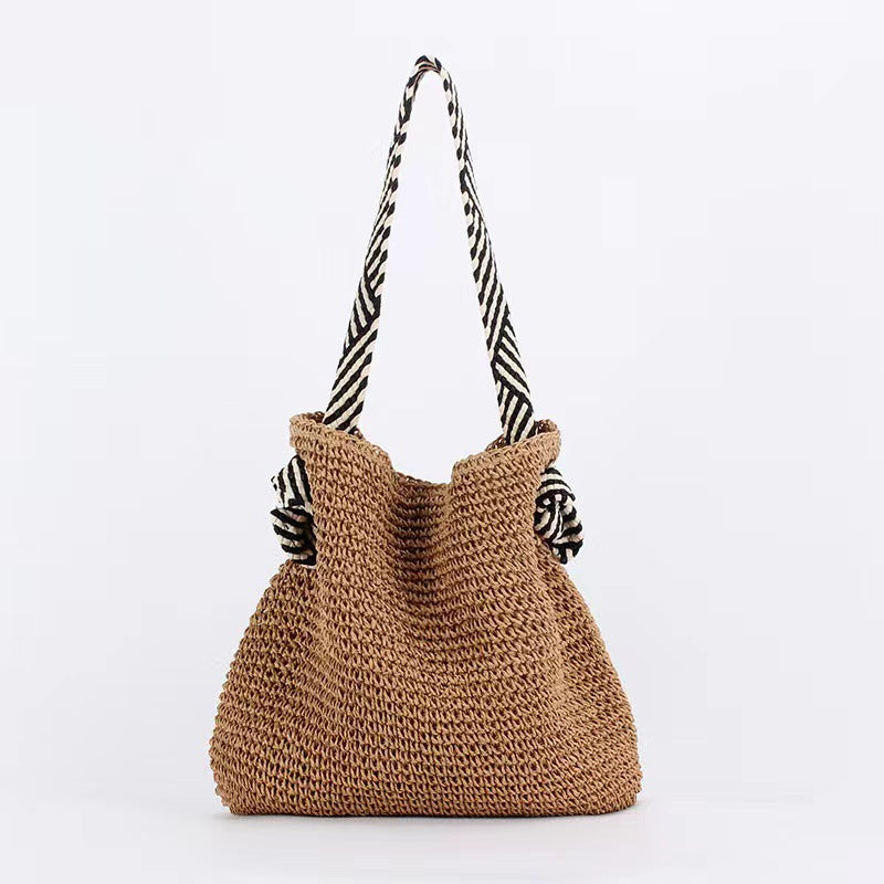 Handmade Straw Bag - Beauty Accessories