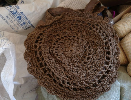 Bohemian Straw Beach Handbag - Beauty Accessories