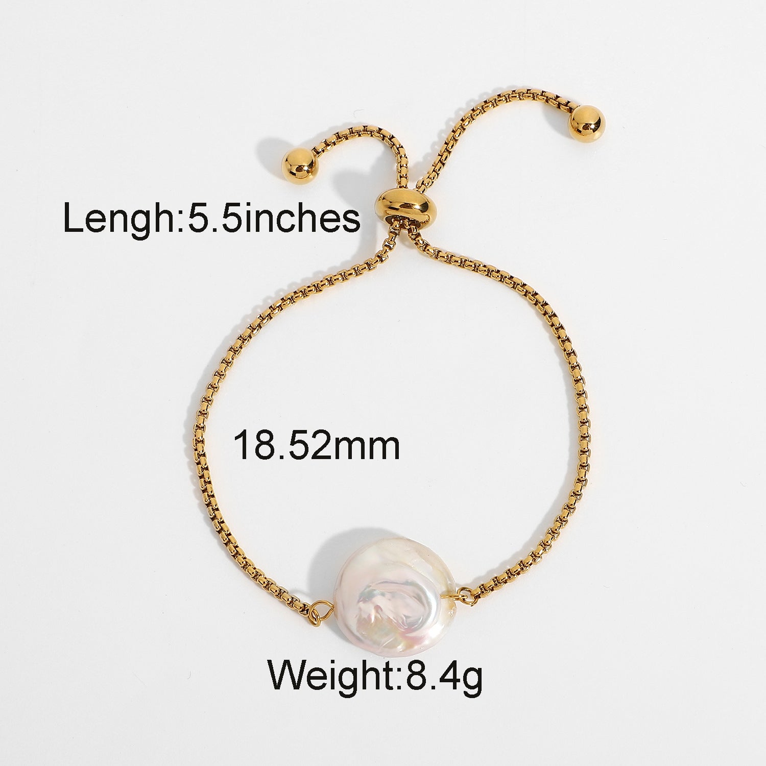Freshwater Baroque Pearl Waterproof Bracelet - Beauty Accessories