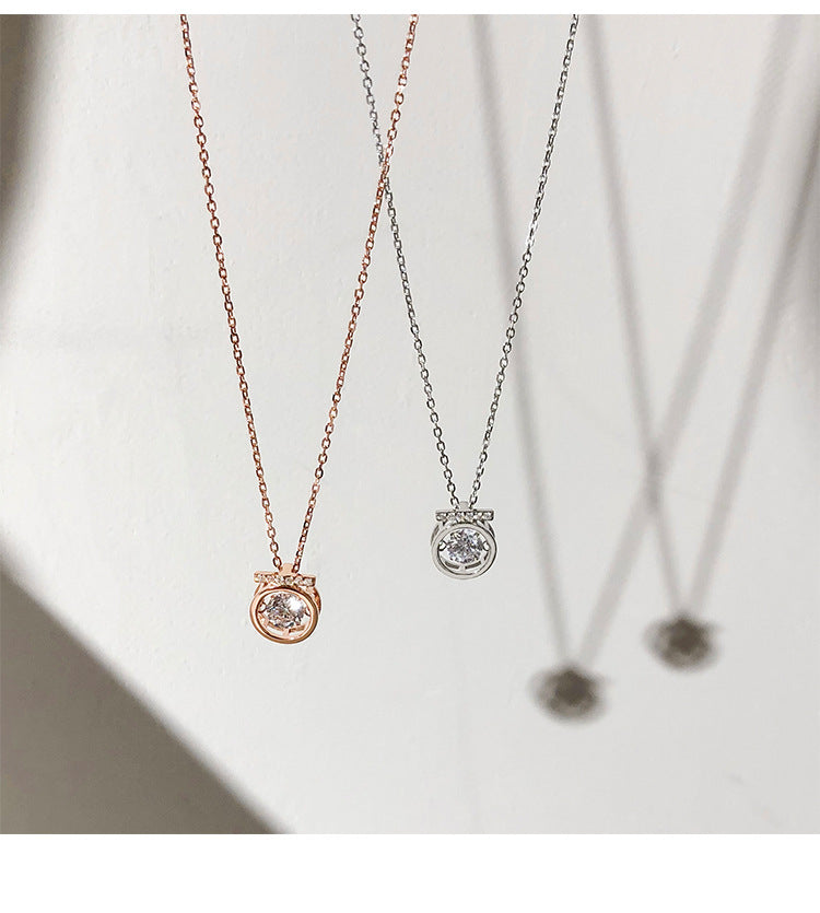 S925 Sterling Silver Beating Heart Necklace - Beauty Accessories