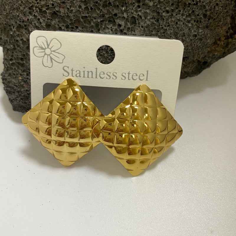 Minimalist Stainless Steel Jewelry Earrings - Beauty Accessories
