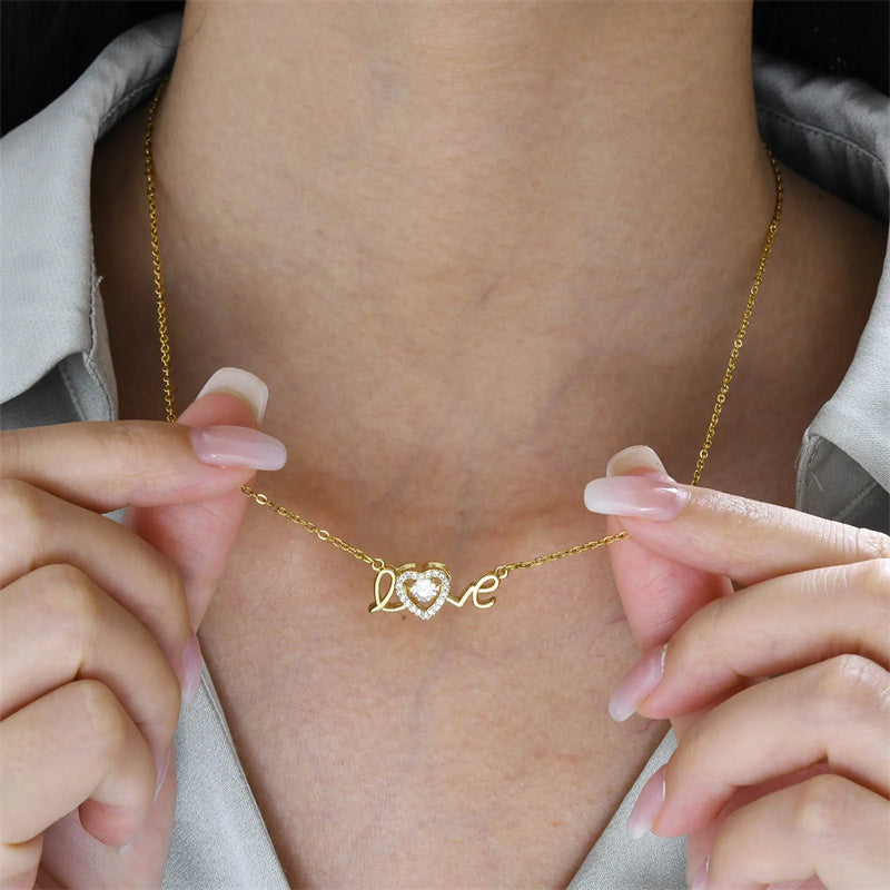 Valentines Day Gift New Titanium Steel Necklace - Beauty Accessories