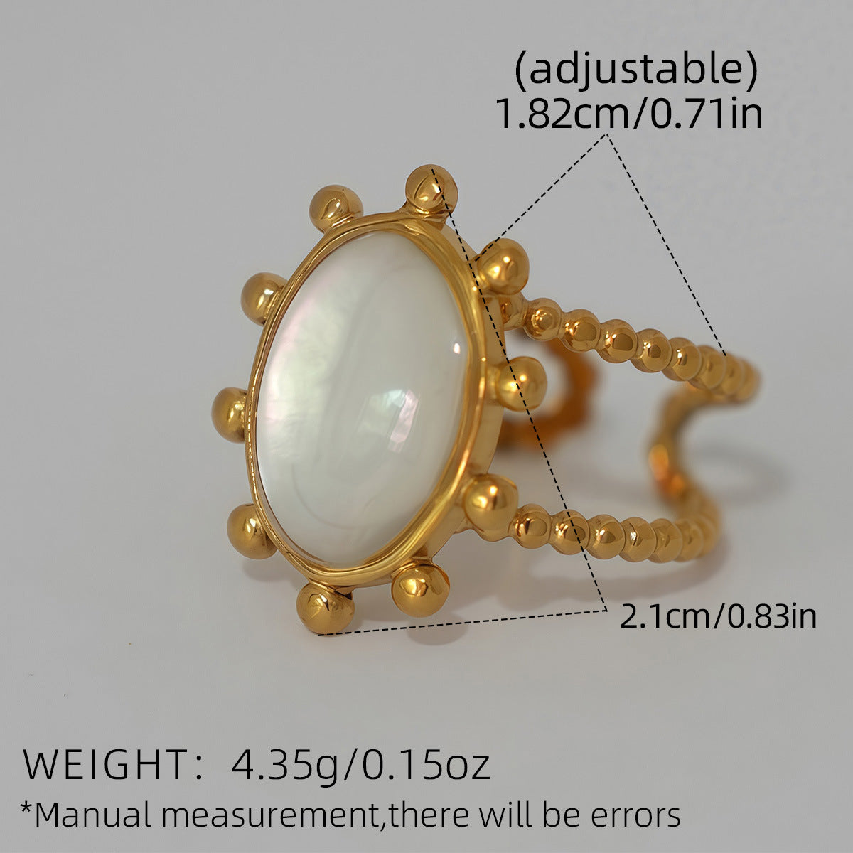 Summer Minimalist Stylish Stainless Steel Shell Ring - Beauty Accessories