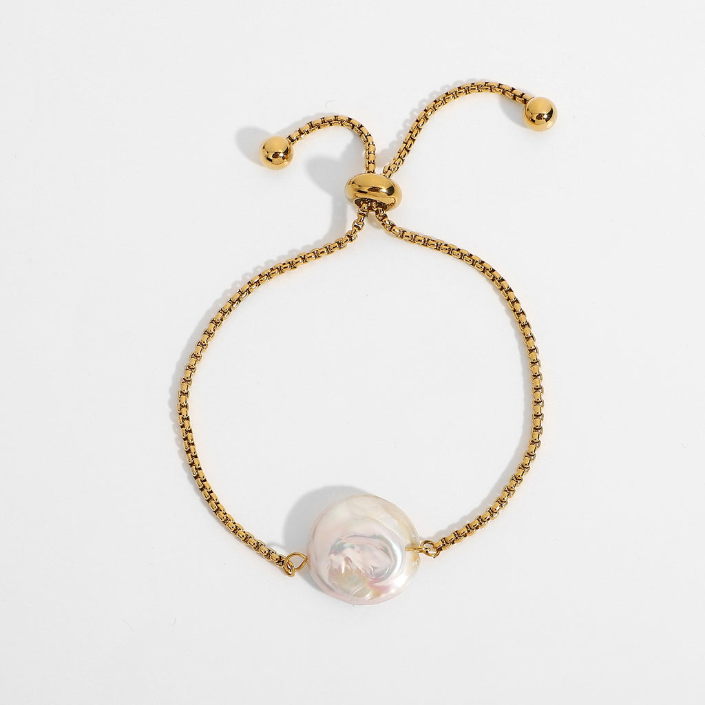Freshwater Baroque Pearl Waterproof Bracelet - Beauty Accessories