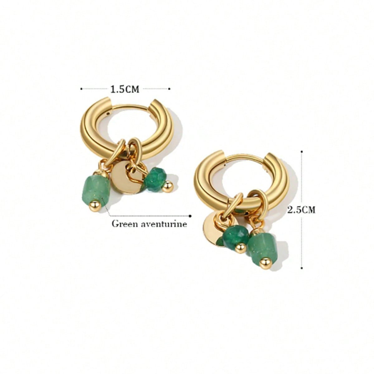 Bohemian Style Natural Stone Turquoise Eardrops - Beauty Accessories