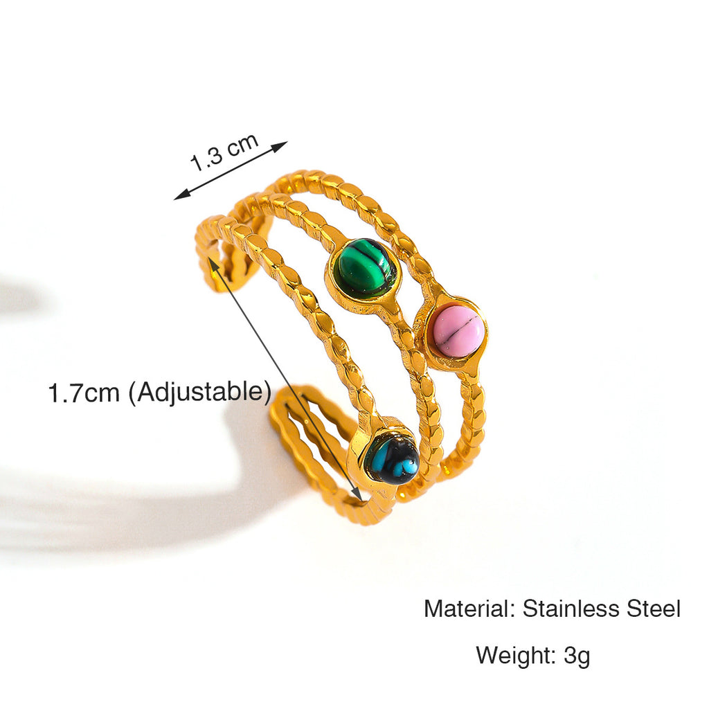 Simple Fashion Stainless Steel Ring For Women - Beauty Accessories