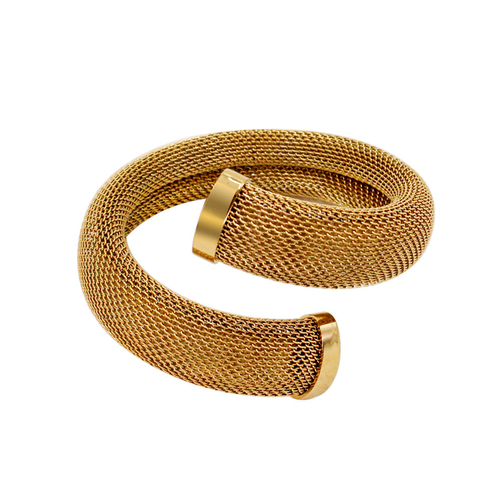 Women's Mesh Cross Stainless Steel Bracelet - Beauty Accessories