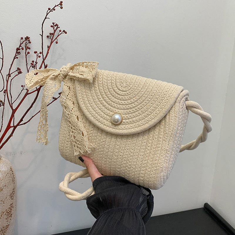 Summer Woven Shoulder Bag - Beauty Accessories