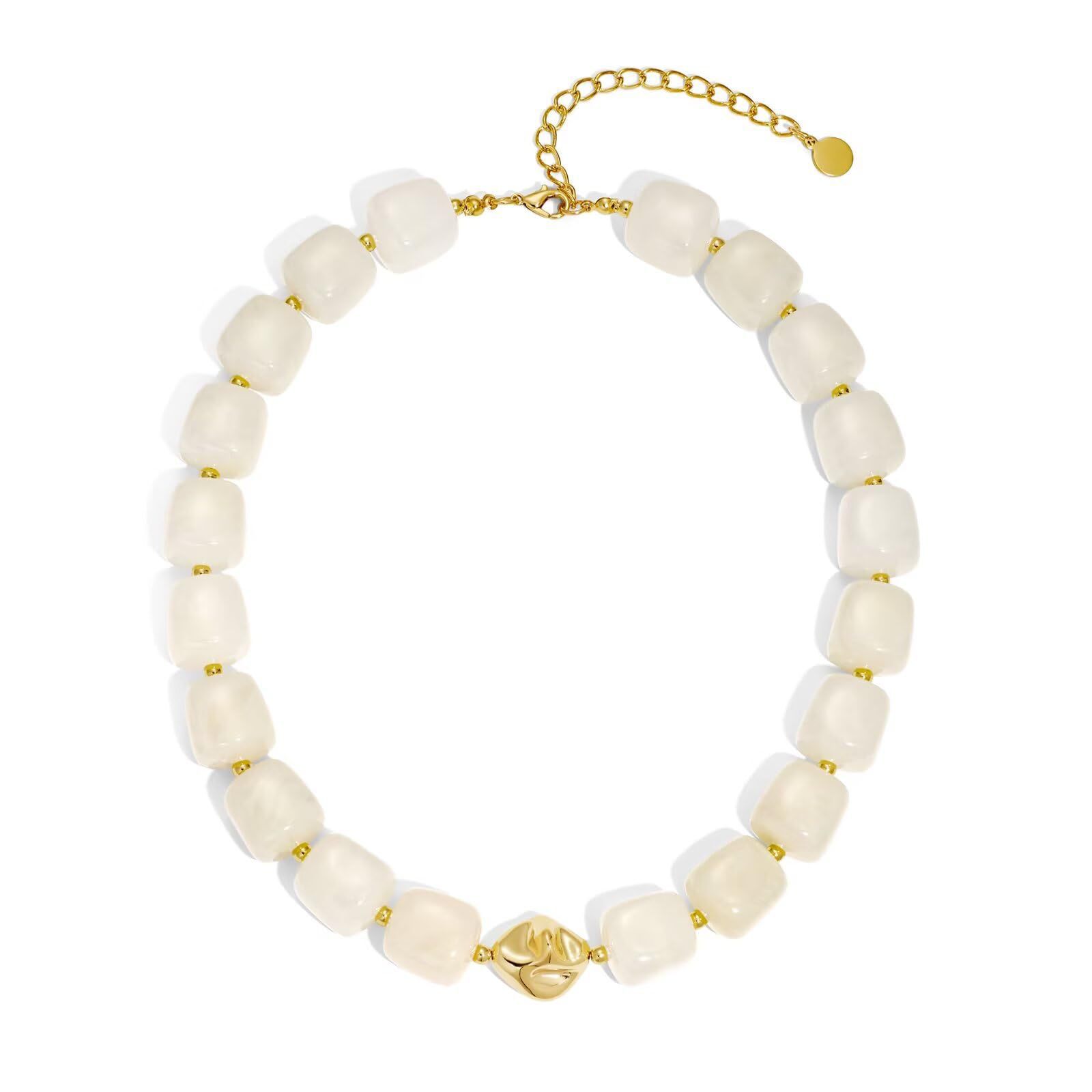 Bohemian Resin Bead Necklace - Beauty Accessories