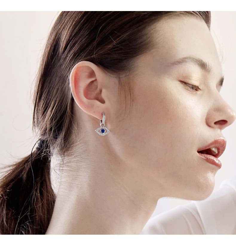 Liora — Sterling Silver Crystal Earrings